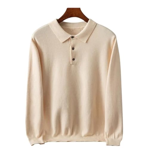 Men’S Classic Knitted Wool Blend Sweater Long Sleeve Loose Fit Warm Soft Business Casual Pullover2