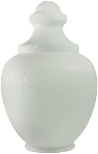 White - UV Resistant Acrylic - Acorn Street Lamp Globe - 23 in. High - 8 in. Neck Exterior - American PLAS-L263