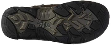 KEEN Durand II Mid Waterproof Leather Hiking Boot, Cascade Brown/Gargoyle, 9 M US