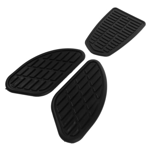 Coussin de réservoir moto en caoutchouc premium finition rétro