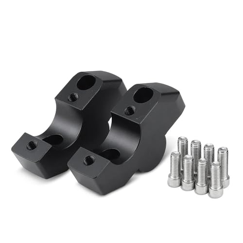 Réhausseur de guidon SRV 350 noir éliminant la fatigue du dos lors des longs trajets en moto