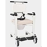 Silla de transferencia eléctrica con altura ajustable, ayuda de movilidad multifuncional para baño, dormitorio y sofá, ideal para el cuidado de ancianos