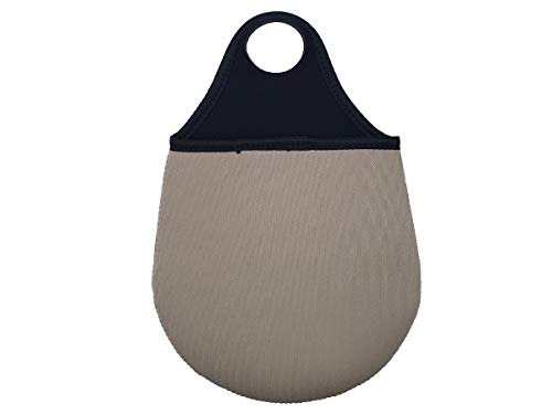 Porta Lixo Lixeira Para Carro Em Neoprene - Cores Lisas (Bege)