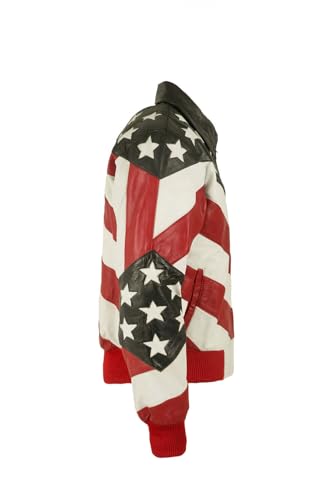 The 4th of July American Flag Jacket 'Merica Jacket' Handcrafted by Ox and Bulls3