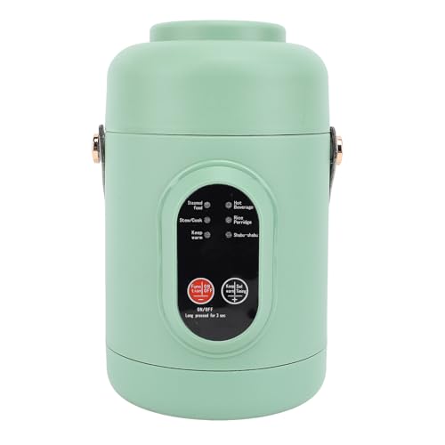 YDuupxe Calefacción de Calefacción Compacta Calentador de Mini Electretopf, Dispositivo de Cocción Silenciosa Multifuncional para Ama de Casa/viajero, Electricidad de 500W (EU enchufe 220V)