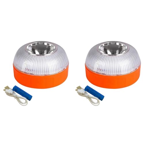 Luz de emergencia para coche V16 led recargable usb y baliza de carretera camion