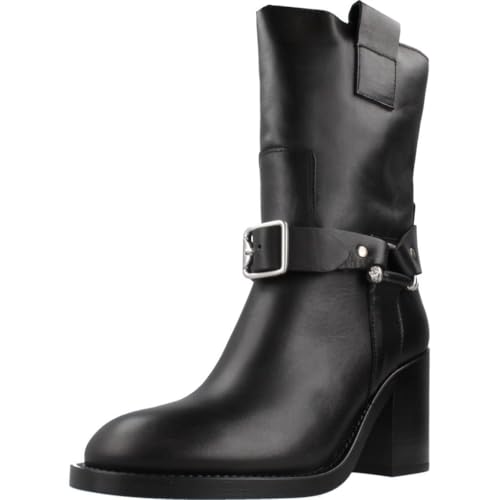 Bottines ALPE Evolet Noir en cuir pour femme