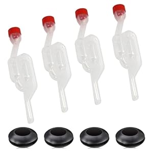 Niyata 4 Stück Gärröhrchen Gärset