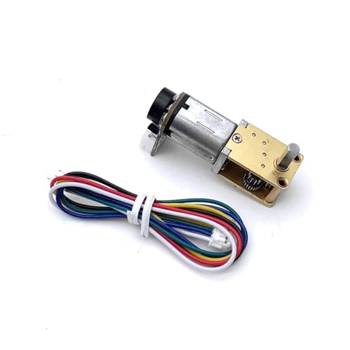 Motorreductor micro GW12-N20 con codificador ABHL y tornillo sin fin de 6V 7