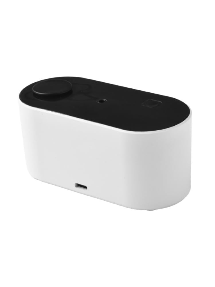 Diffusore di oli essenziali, nebulizzatore senz'acqua, macchina per aromi, deodorante per ambienti, dispenser di profumo puro per casa, camera da letto, ufficio, batteria 2000 mAh, nero