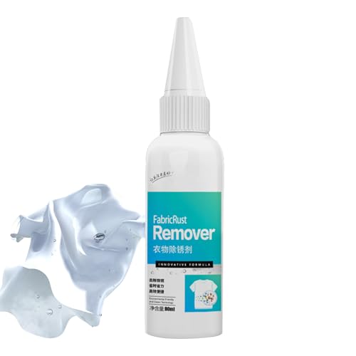 衣類用布地サビ取り剤、布地サビ取り剤 - 衣類用布地サビ取り剤80ml 洗濯用ステインリムーバー - 油除去剤、衣類、室内装飾生地、カーペットの素早く簡単な汚れ除去