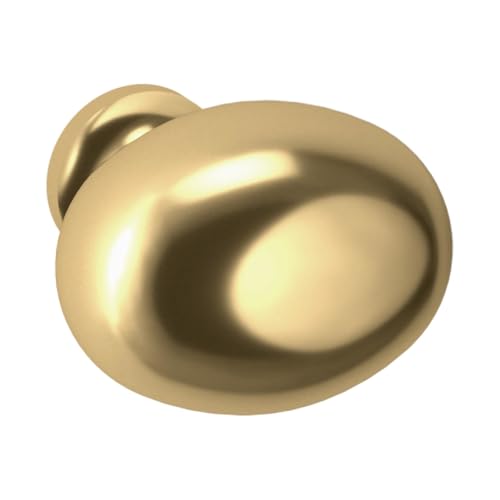 Baldwin 4913003BIN 4913.BIN Oval 1-3/8 Inch Oval Cabinet Knob from The Estate Collection