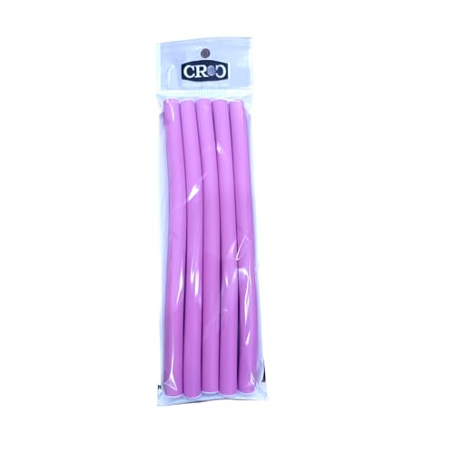 1241 Pembe Sosis Bigudi, 5'li, Boy:22 Cm, Çap:1.2 Cm