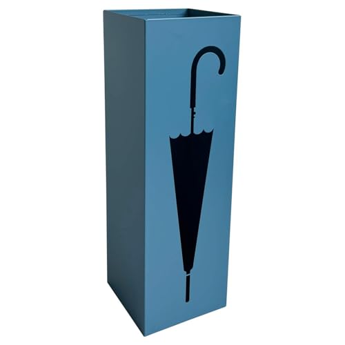 Marvin Portaombrelli Nuvia in Metallo da Esterno Interno Design Ingresso Ufficio Negozio Casa Originali Particolari Salvaspazio con Vaschetta Antigoccia (Ottanio opaco)