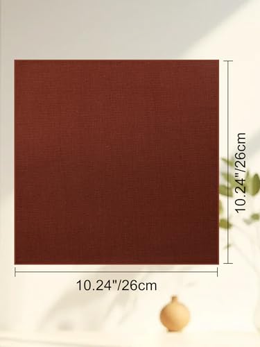 Image of Mantieqingway Cotton Handkerchiefs for Men Solid Color Pocket Square for Suit Formal Wedding Church