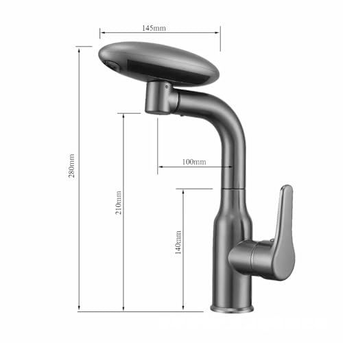 Robinet lavabo extractible pivotant 360 pour simplifier la routine - 4