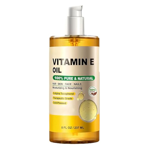 Acéite Corporal Vitámin E, Con 100% Puro Y Natural, 237ml, Acéite Corporal Iluminador, Sérum Puro De Vitámin E, Hidratante Y Nutritivo, Para Mujeres, Diario, Viajes, Noche