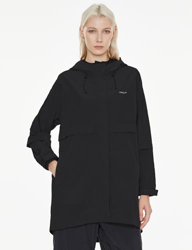 Orolay Women's Lightweight Rain Jacket Casual Hooded Outdoor Windbreaker Water-Resistant Active Outwear with Pockets3