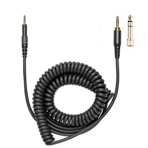 ATH M50X M40X M60X M70X/Sennheiser HD518 HD558 HD595 HD598�C���z�� �����p 3.5mm�� �w�b�h�z���P�[�u�� �w�b�h�z�������P�[�u�� ���C�� �w�b�h�z���A�N�Z�T���[ (Spring Line)