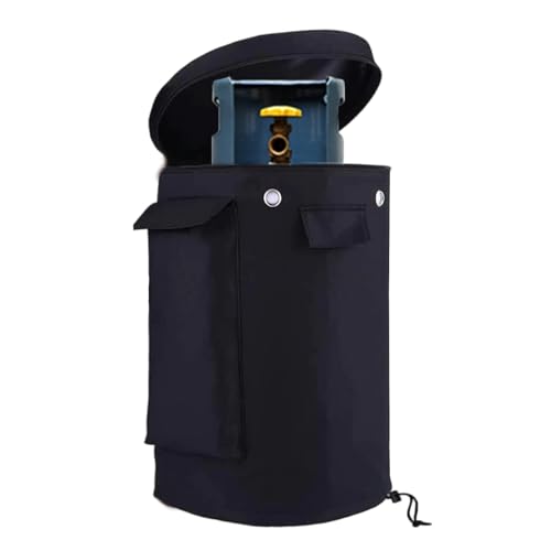 Almacenamiento De Tanques De Propano | Cubierta de Tanque de Propano con Apertura - Accesorios Impermeables de Recambio para Barbacoa Camping Estufas de Viaje Exterior