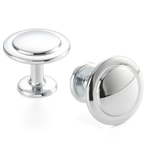 30-pack polished chrome cabinet knobs and pulls