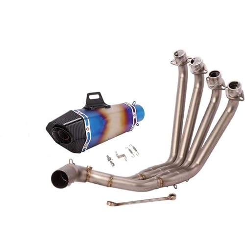 Tuyau d'échappement pour CBR650F CB650R silencieux bleu contre la rouille