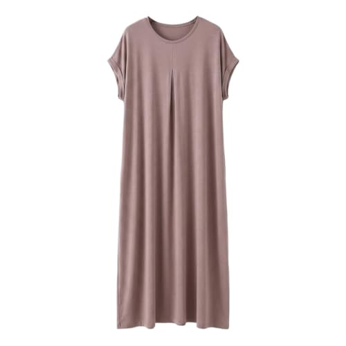 Chemise de nuit en modal avec soutien-gorge pour femme