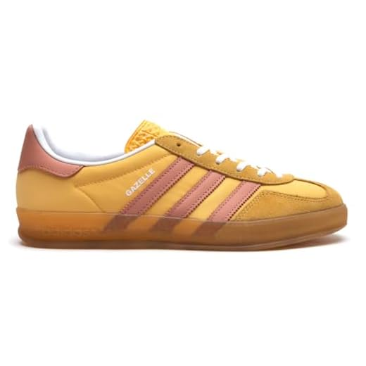adidas Women Gazelle Indoor Sneaker, Semi Spark Wonder Clay, Size 12