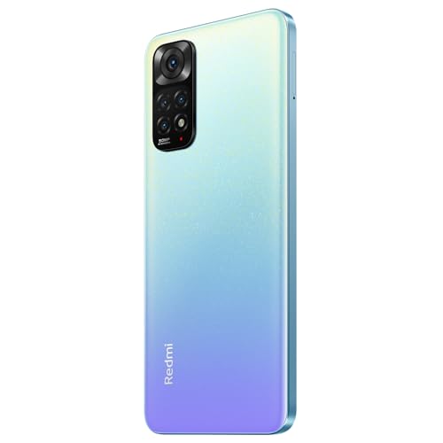 Xiaomi REDMI Note 11 4/64Go Azur Céléste, Ecran de 6.43'', Smartphone Débloqué, Batterie mAh 5000, Mémoire ROM 64 GO,RAM 6 GO, Android 11, Processeur Snapdragon® 680- Gravure en 6nm