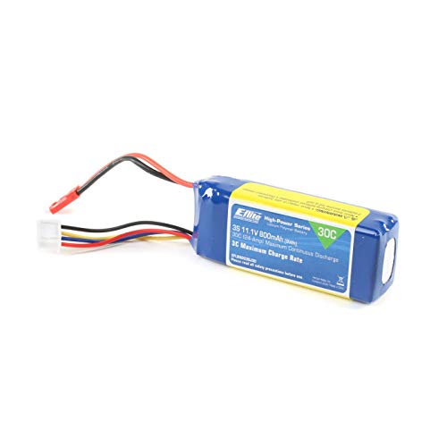 E-flite 11.1V 800mAh 3S 30C LiPo Battery: JST, EFLB8003SJ30