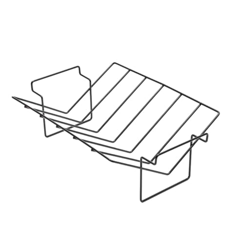 Rib Rack - Rib Rack Pour Barbecue | Grille De Côtelettes De Grille | Grille De Rôti En Métal En Forme De V. Grille De Dinde Épaisse Et Résistant Aux Hautes Températures | Grande Grille Pour