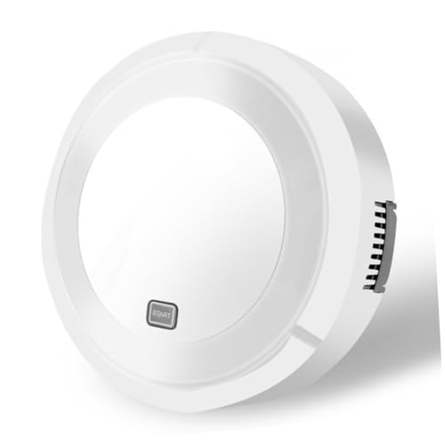 Ciieeo Smart Automatic USB Charging Intelligent Dust Catcher for Home Carpet Floor Cleaning Machine White Portable Efficient Strong Suction for Marble