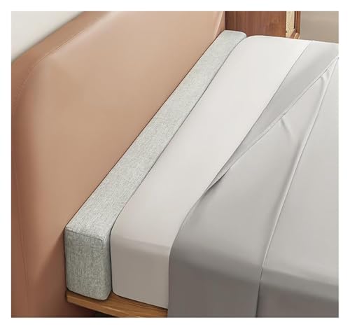 Relleno for Huecos de Cama, Cama/Pared/cabecero, Extensor colchón Espuma Alta Densidad 100-200 cm, cojín Soporte Rectangular(Light Grey,100x15x15cm)