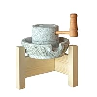 Amazon.co.jp: VJR手動石臼、茶道用茶臼、抹茶石臼、挽き鉢、スパイス