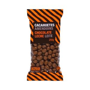 Cacahuetes Hacendado chocolate con leche Paquete 250 g Pack 2