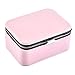 Produktbild dongguanshuhui Reise-Schmuckkästchen, kleine Schmuckschatulle, Organizer für Halsketten, Ringe, Ohrringe (Pink)