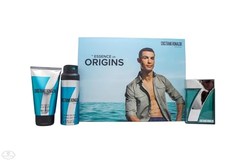 Image of Cristiano Ronaldo Origins Set (Eau de Toilette 100ml + Shower Gel 150ml + Body Spray 150ml)