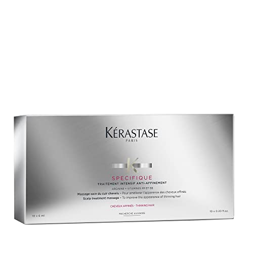 Kerastase Specifique Intensive Scalp & Thin Hair Treatment | Improves The Appearance Of Thin Hair | With Amino Acid, Glycerin, And Citric Acid | For Sensitive Scalps | All Hair Types | 10 * 0.2 Fl Oz #TOP5