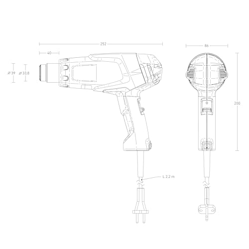 Steinel Pistolet à air chaud électrique HL 1620 - vue 9
