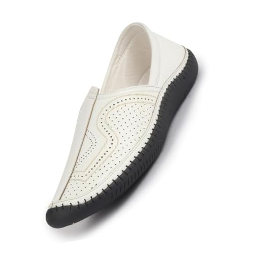 Image of FAUSTO Men Perforated Side Stitched Ethnic Round Toe Juttis and Mojaris for Wedding | Flexible Anti Skid Sole | Pathani Kurta Slip On Shoes