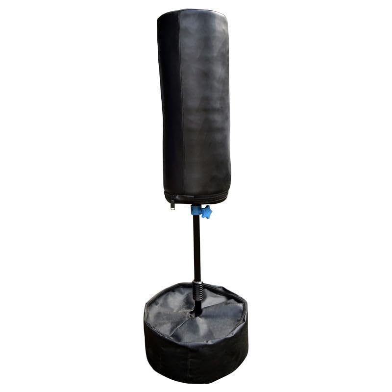 RIGHT PUNCH Punching Bag for Adults, Teens Kick Boxing Heavy Bag (Black)