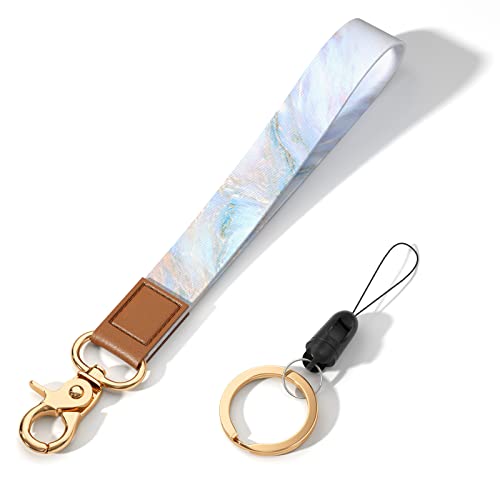 Image of Wrist Lanyard Key Chain, Cute Wristlet Strap Keychain Holder for Women Men Car Keys ID Badges Card Wallet Phone Camera