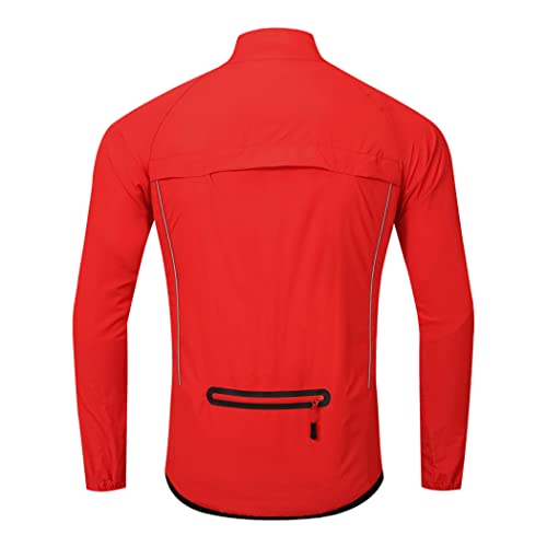 Chaqueta rompeviento para ciclismo hombre manga larga miniatura 4