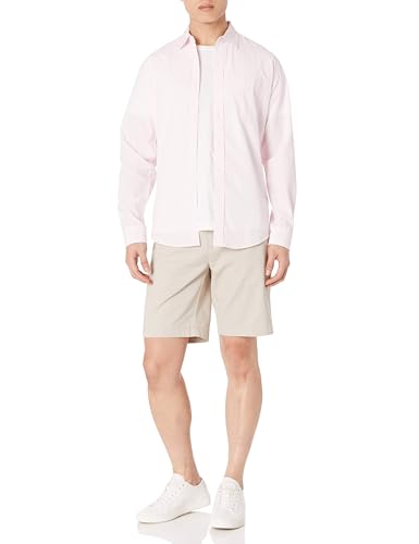 Image of Amazon Essentials Men's Regular-Fit Long-Sleeve Casual Poplin Shirt, Button Front, Business Casual, Collared