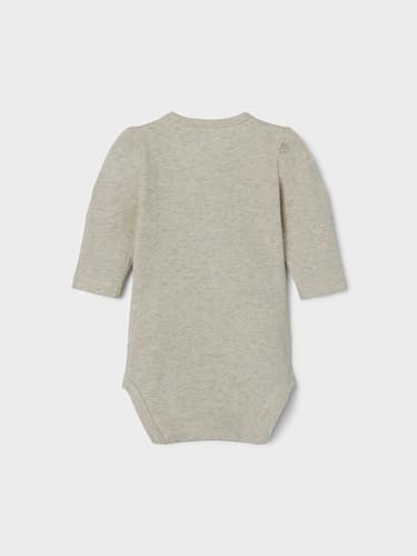 NAME IT Kız Bebek Bej Body 4-6 Ay NBFJERRI MINNIE LS BODY WDI - Görsel 2