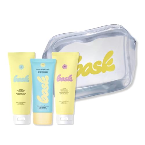 Bask Sunscreen Travel Kit SPF 30/50 with Pouch