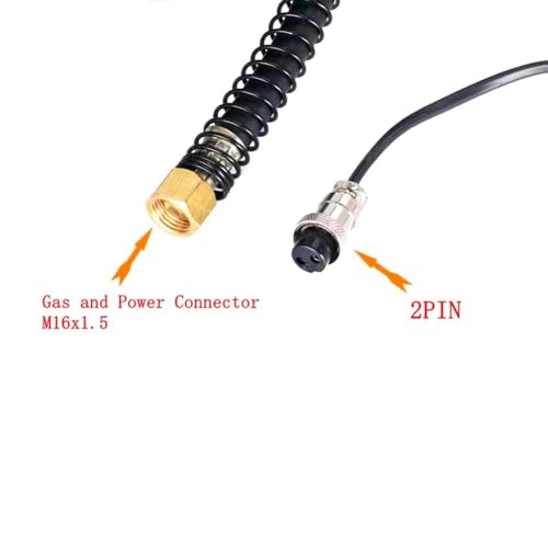 Torche TIG WP17 de précision à l'arc au tungstène et câble argon 4M