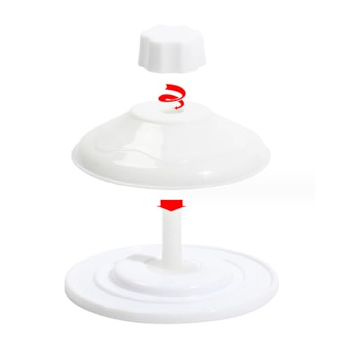 Ventosa de Rede Cat Ventosa de Plástico Branco de 8,5 Cm para Porta de Vidro de Janela Estável e Con
