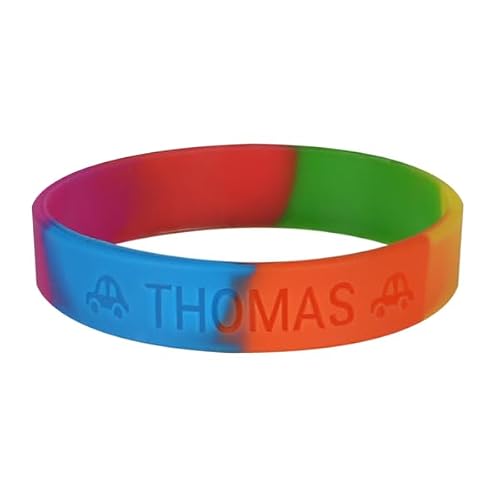 TAGGIE® Bracelet SOS en silicone personnalisé – Bracelet d'urgence pour enfants avec gravure – étanche, doux et résistant – bracelet d’identification avec numéro de téléphone et données médicales – vue 8