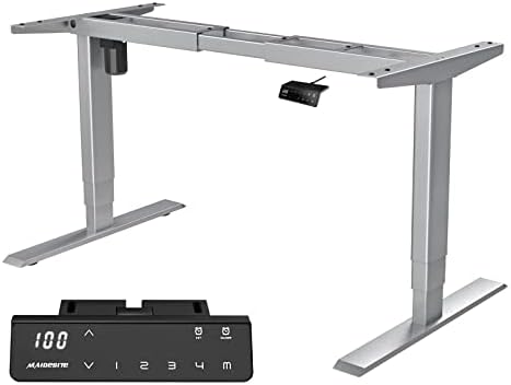 MAIDeSITe Height Adjustable Standing Desk, Electric Legs Adjustable Table with Memory Control, Thickened Steel Strong Bearing Desk Frame, Home Office Writing Table without Top T2 Pro Plus